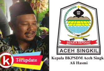 Kepala BKPSDM Aceh Singkil Ali Hasmi.