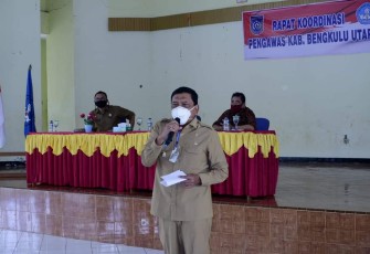 Bupati Bengkulu Utara Mian Buka Rapat Koordinasi Pengawas Sekolah 