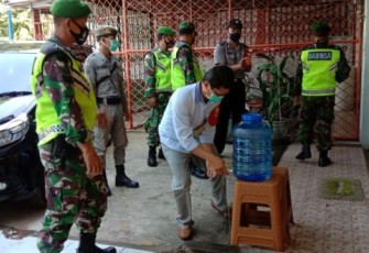 Penertipan Penerapan Protokol Kesehatan di Tempat Keramaian 
