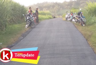 Jalan di Desa Bantur Kabupaten Malang