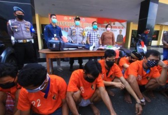 Polres Bengkulu Ungkap 8 Kasus dan Tangkap 13 Tersangka