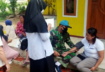 Tim Kesehatan TMMD Kodim Subang Gandeng Klinik Bima Medika
