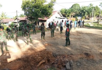 Wadan Satgas TMMD 108 Tiada Henti Ingatkan Untuk Tetap Prioritaskan Protokol Kesehatan Cegah Covid-19