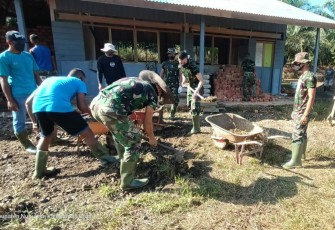 Kerja Cepat, Tepat Dan Tuntas Menjadi Pedoman Sasaran MCK Pada TMMD Wiltas ke 108