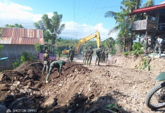 Satgas TMMD ke-108 Kodim 1425/Jeneponto Datangkan Alat Berat 