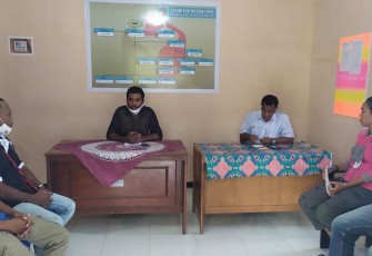Panwaslu Distrik Kota Waisai Gelar Rakor Dengan PPD