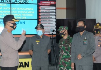 Bupati Bengkulu Selatan Gusnan Mulyadi Usai Mengikuti Apel Operasi Patuh Nala 2020 