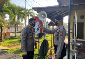 Kapolres Pun Patuhi Prokes di Markasnya
