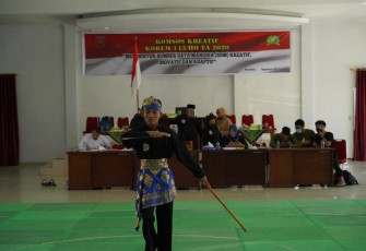 Korem 143/HO Gelar Kejuaraan Pencak