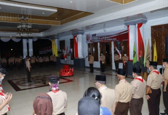upacara peringatan hari Pramuka