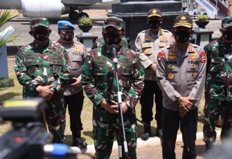 Pangdam Hasanuddin Antar Panglima TNI dan Kapolri di Galaktika