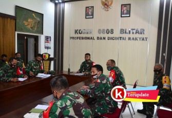 Latihan Posko I Merak Jaya (Kodim 0808/Blitar for Klikwarta.com) 
