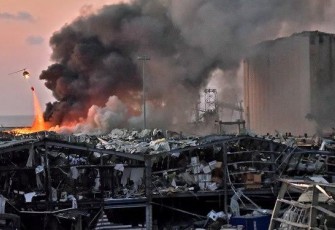 Kondisi sekitar ledakan