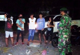 Patroli Garnisun Kota Bitung