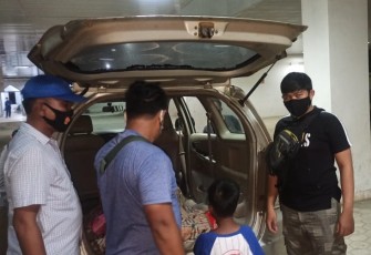 Korban saat dievakuasi ke RS Bhayangkara 