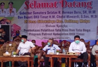 Gubernur Sumsel Kunker ke Desa Sidowaloyo
