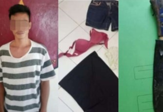 Tersangka dan Barang Bukti saat diamankan