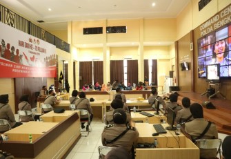 Polda Bengkulu Ikuti Upacara Virtual Hari Jadi Polwan Ke-72