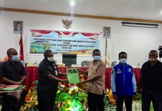 KPUD Tetapkan Pasangan Calon Tunggal Pada Pilkada 2020 di Kabupaten Raja Ampat