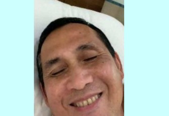 Ekspresi wajah gembira Wali Kota Lubuk Linggau pasca diperbolehkan pulang usai dirawat