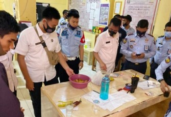 Petugas Lapas Kayuagung Gagalkan Penyelundupan Sabu Dalam Sayur Tahu
