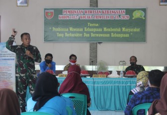 Kodim1412/Kolaka Melaksanakan Kegiatan Pembinaan Wawasan Kebangsaan