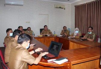 Wakil Bupati Bengkulu Tengah Septi Peryadi S TP Ikuti Rakor Secara Virtual  