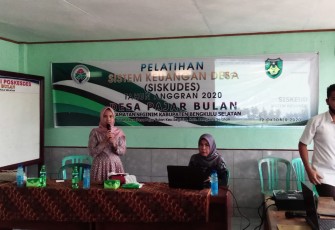 Perangkat Desa Pajar Bulan Bengkulu Selatan Ikuti Pelatihan SisKuDes