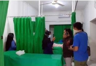 Korban Sedang Menjalani Perawatan 