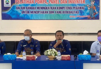 Perumda Tirta Kanjuruhan Laksanakan Pelatihan Pompa Panel dan Inventer