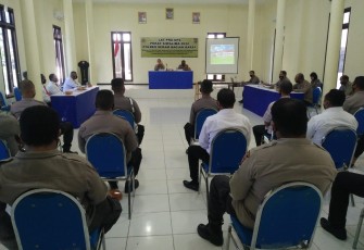 Polres SBB Laksanakan Lat Pra Ops Siwalima