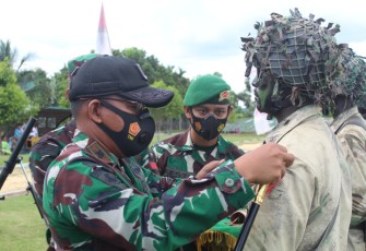 Komandan Batalyon Infanteri (Danyonif) 725/Wrg Mayor Inf Muhammad Amin SIP