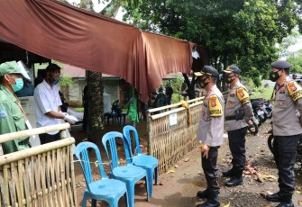 Kapolda Bengkulu Pantau Langsung Pengamanan Pencoblosan di Bengkulu Utara