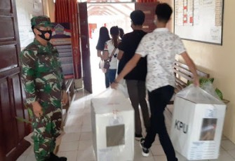 Rapat Pleno Rekalpitulasi Pilkada Serentak 2020 Dikawal Ketat TNI-Polri 