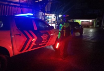 Polres Bengkulu Selatan Kerahkan Personil Jaga Jalan Tengah Malam