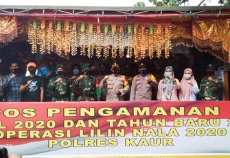 Kapolres Kaur Imbau Petugas Disiplin Prokes Covid-19 