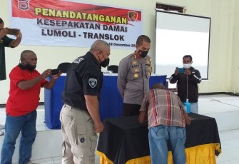 13 Poin Kesepakatan Damai Lumoli dan Translok