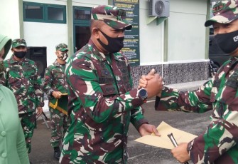 Keluarga Besar Kodim Aceh Barat Gelar Tradisi Pelepasan Kasdim Lama