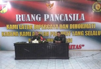 Kodim 1310/Bitung Adakan Penataran Tertib Administrasi