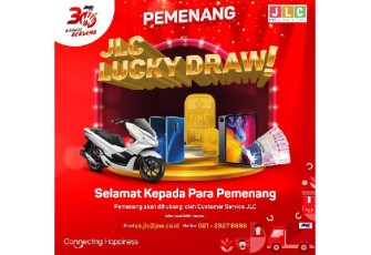 JNE Guyur Hadiah di JLC Lucky Draw