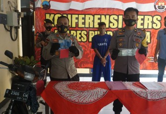 Polsek Kejobong Polres Purbalingga Mengungkap Kasus Pencurian Kendaraan Bermotor 