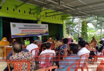 Desa Dusun Baru laksanakan Musrinbang-Des Untuk Kegiatan Tahun 2022