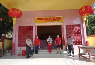Polres Bintan Laksanakan Pengamanan di Vihara dan Klenteng