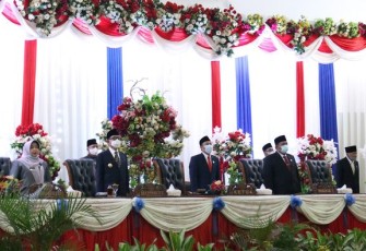 DPRD Kabupaten Kepahiang Saat Menggelar Rapat Paripurna Istimewa