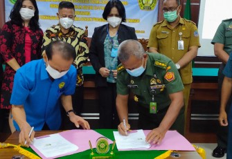 Pengadilan Militer III-17 Manado Teken MoU Dengan Universitas Teknologi Sulut