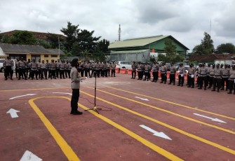 Polres Tanggamus dan Polres Pesawaran Turunkan 200 Personel BKO