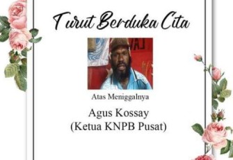 Foto ketua Pusat KNPB Agus Kossay