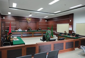 Serda RS Jalani Proses Hukum di Pengadilan Militer III-17 Manado