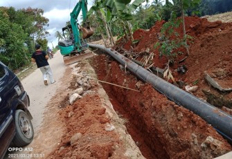 Ratusan Meter Drainase Rusak Parah Diduga Akibat Pemasangan Pipa PDAM