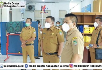Bupati Seluma Erwin Octavian, S.E. Saat Kunjungi Ruangan di Sekretariat Daerah Pemerintah Kabupaten Seluma 
